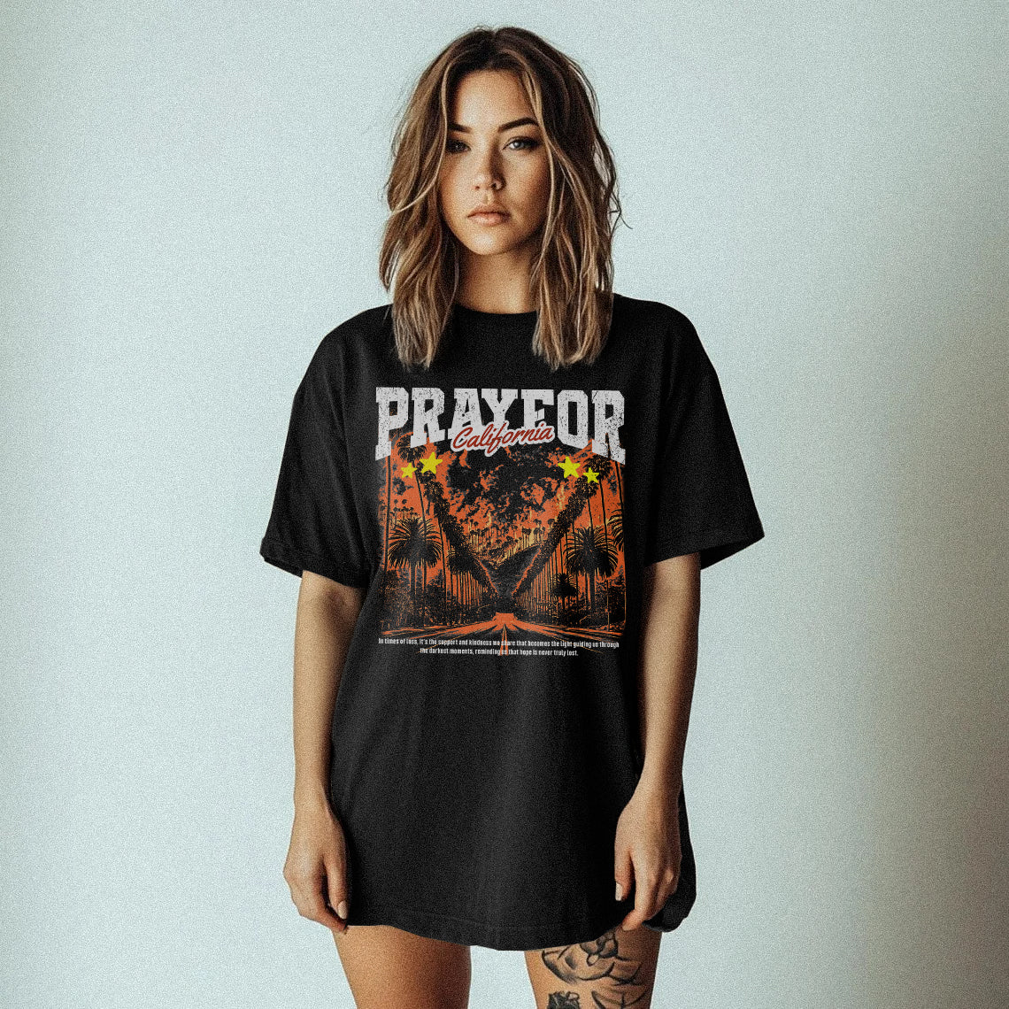 Pray For California T-Shirt